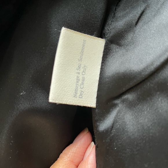 Hilary Radley Vintage Long Black Front Pockets Llama Winter Coat Jacket Size 10 - Picture 6 of 15